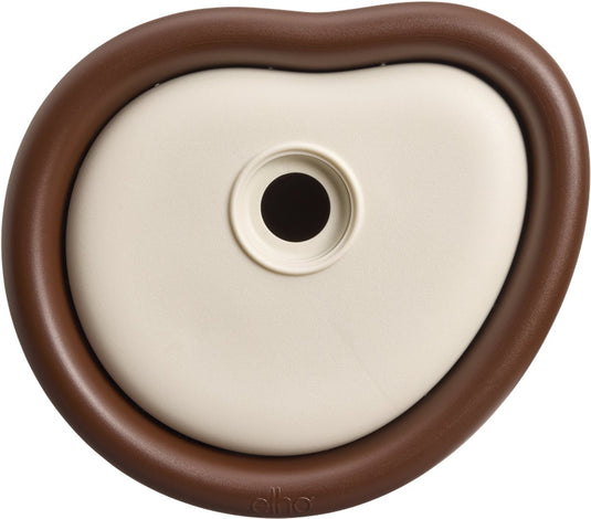 Elho organic bird house 25cm - vogelhuisje voor tuin of balkon - geschikt voor meer dan 11 soorten - 100% gerecycled plastic - l27.4 x b16.8 x h25.4 cm - kastanje bruin