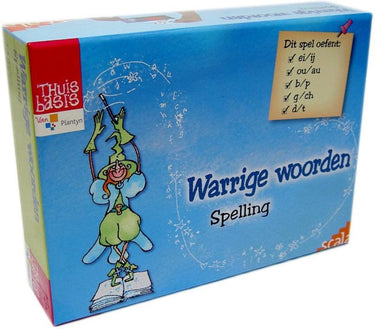 Scala warrige woorden - spelling oefenen met kwartetspel - 1-4 spelers