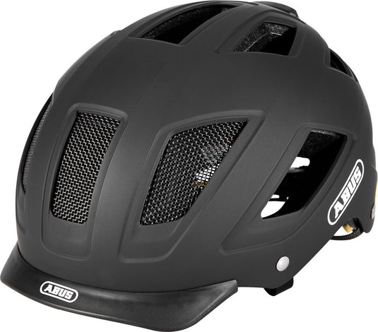 Abus fietshelm hyban 2.0 mips velvet black m - 52-58 cm - zwart - geschikt voor gebruik op elektrische fietsen - stadsfietsen - 420 g