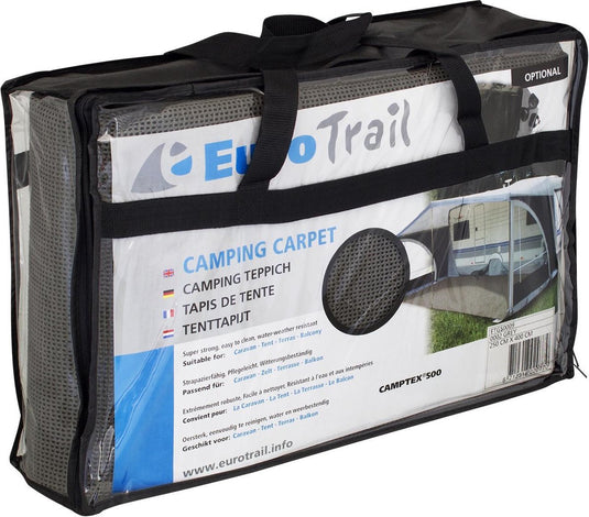 Eurotrail camptex tenttapijt - 350 x 400 cm- navy