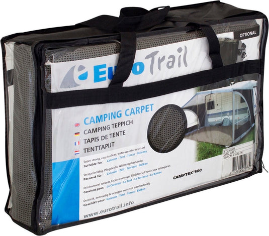 Eurotrail camptex tenttapijt - 250*600cm - antraciet