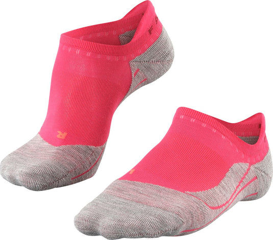 Falke ru4 invisible anti-blaar katoen functioneel materiaal hardloopsokken dames rood - maat 35-36