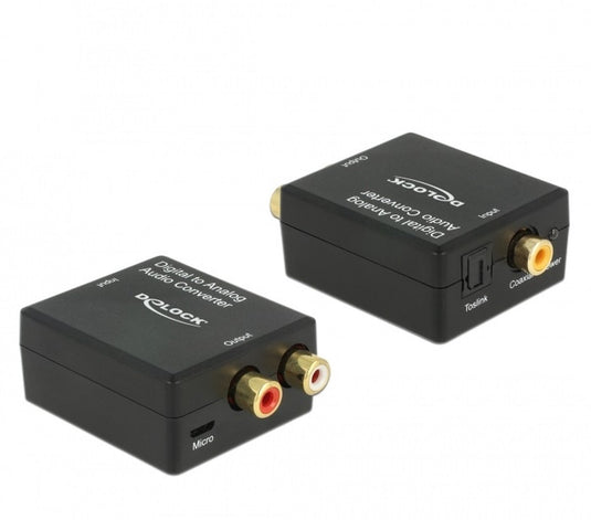 Delock digitaal naar analoog audio converter (dac) high-res audio