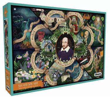 Gibsons - shakespeare (door anna stead) - 1000 stukjes 68×49cm (b×h) - legpuzzel voor volwassenen