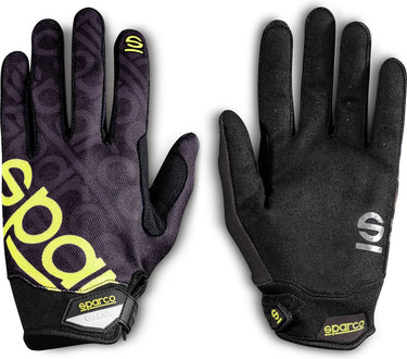Sparco men's driving gloves meca iii black size xl