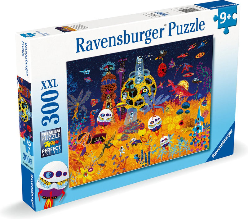 Afbeelding laden in galerijviewer, Ravensburger puzzel - fantastische planeet - 300 xxl stukjes
