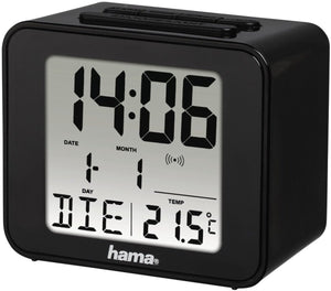 Hama wekker- cube - draadloos- zwart
