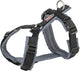 Trixie hondentuig premium trekking zwart grijs