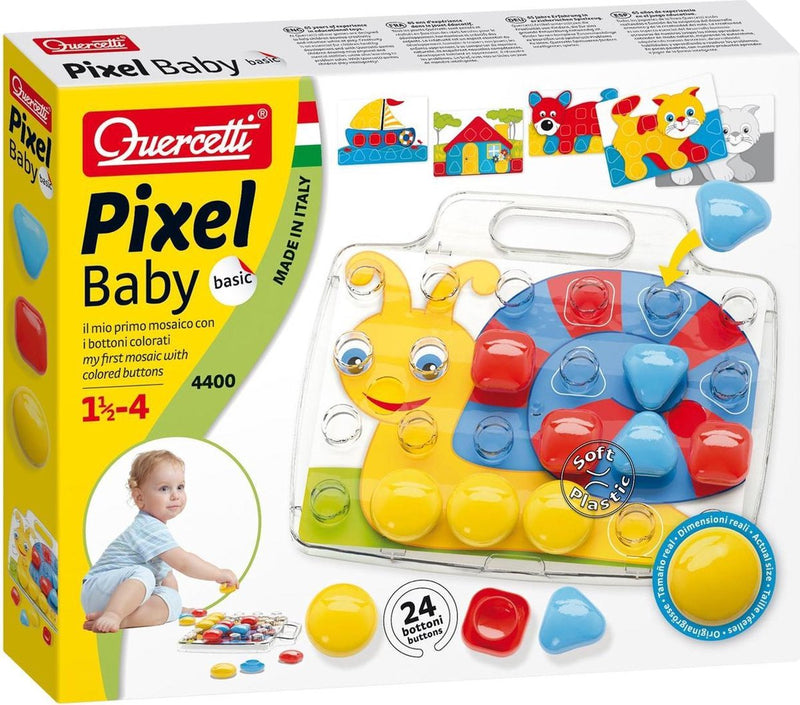 ギャラリービューアに画像をロードする, Quercetti pixel baby insteekmozaïek slak
