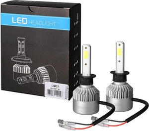 Merkloos sans marque h1 led koplampen 6500k wit 2-pack | auto - motor - scooter - vrachtwagen
