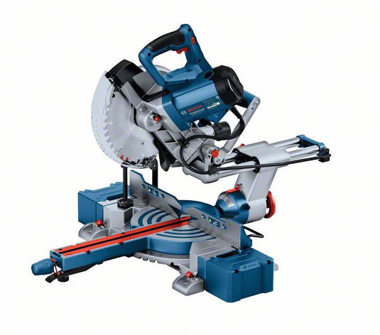 Bosch blauw bosch professional gcm 305-254 d afkortzaag - 1500 watt - inclusief zaagblad standaard voor hout, 2x steun, stofzak, klem