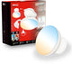 Briloner raven - plafondventilator met verlichting - led plafondlamp met ventilator - ventilator lamp zomer- en wintermodus - dimbaar - cct - ø44cm - wit