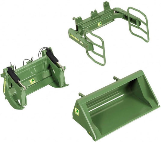 John deere frontloader tooling set a green