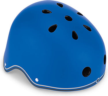 Globber helm - helm primo xs s navy blue - blauw- led verlichting - abs helm met eps schuim - verstelbaar - xs-s 48-53cm