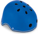 Globber helm - helm primo xs s navy blue - blauw- led verlichting - abs helm met eps schuim - verstelbaar - xs-s 48-53cm