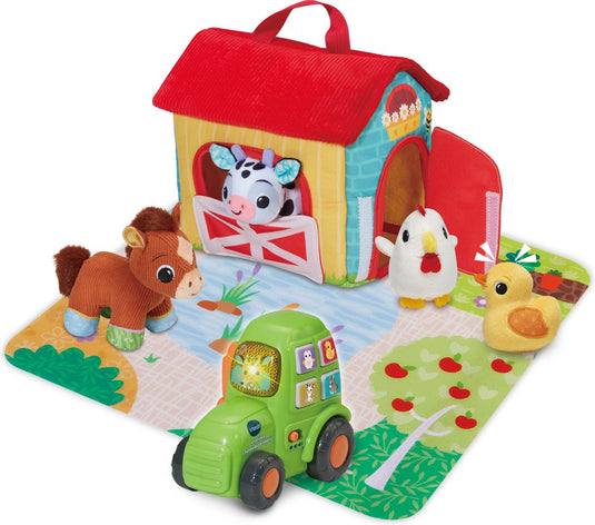 Vtech vrolijke speelboerderij - educatief speelgoed - inclusief 4 dierenvriendjes - speelgoed vanaf 6 maanden