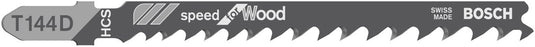 Bosch - decoupeerzaagblad t 144 d speed - for wood