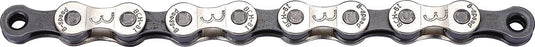 Bbb cycling powerline fietsketting – 8 speed fietsketting racefiets – 114 schakels - grijs en vernikkeld zilver – bch-81