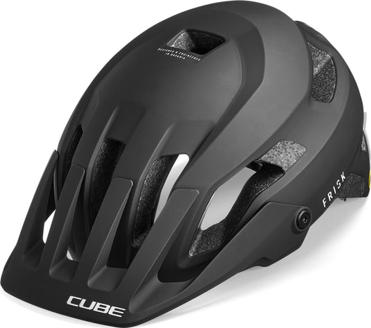 Cube fietshelm frisk - trailhelm - mips - 11 ventilatiegaten - verstelbaar - eps in-mould - 52-57 cm - m - zwart