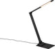 Trio travis - tafellamp - bureaulamp - zwart mat - incl. 1x smd 6,5w - geintegreerde dimmer - memory functie - usb-poort - oplaadfunctie