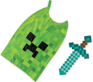 Disguise minecraft (mojang), minecraft zwaard cape set, maat one size kind, kind