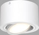 Briloner tube - led opbouwspot - plafondspot - plafonniére kantelbaar - 3.000k warm wit licht - 5w - ø 9cm - wit