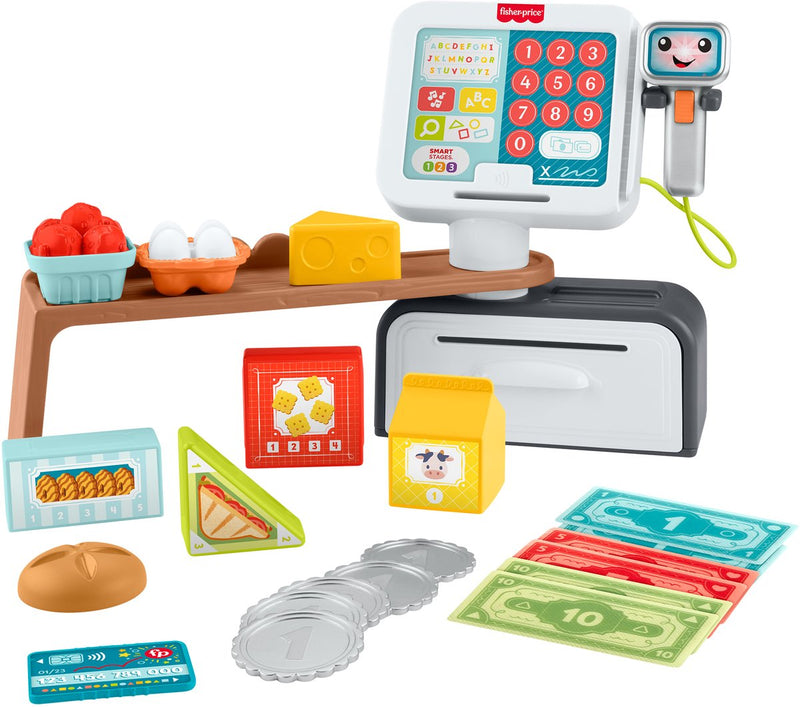 Chargez l'image dans la visionneuse de la galerie, Fisher-price leerplezier tellen en shoppen - speelgoedkassa
