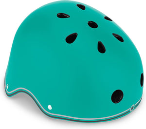 Globber helm - helm primo xs s emerald green - groen - led verlichting - abs helm met eps schuim - verstelbaar - xs-s 48-53cm