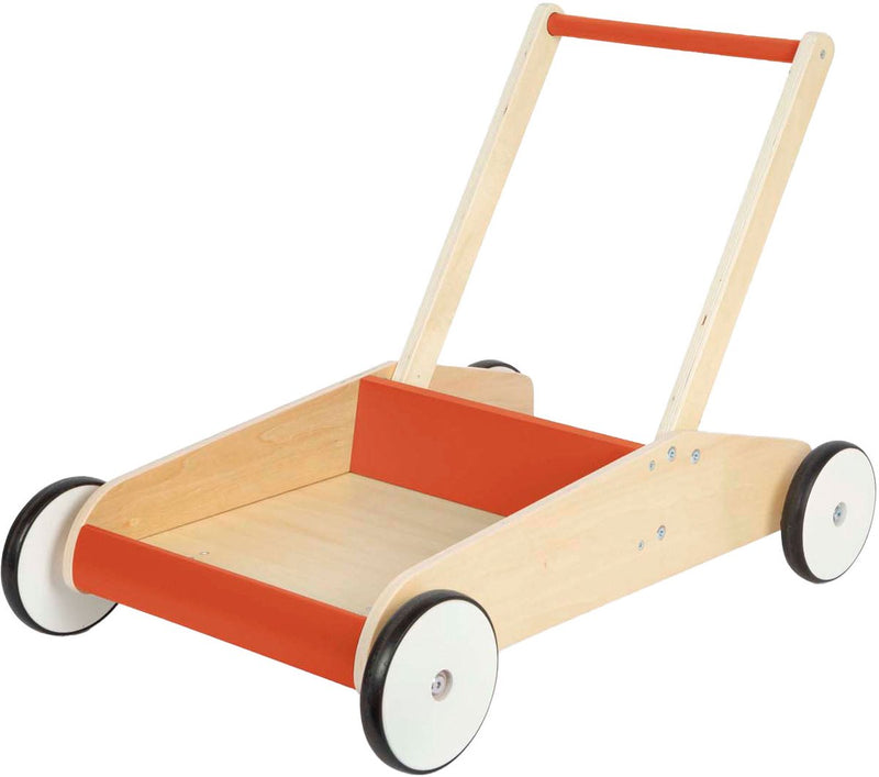 Afbeelding laden in galerijviewer, Small foot - houten loopwagen koper rood
