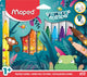 Maped office maped viltstift jungle fever jumbo | etui van 12 stuks | assorti