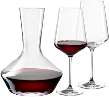 Leonardo puccini set xl - decanteerder en 2 glazen - set 3