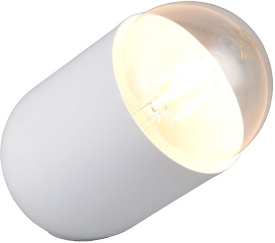 Rl live your light reality nara - tafellamp - wit mat - excl. 1x e27 7 w - snoerschakelaar