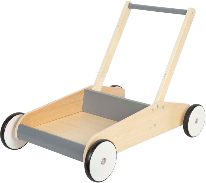 Afbeelding laden in galerijviewer, Small foot - houten loopwagen grijs
