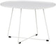 Woood otis bijzettafel xl - metaal - wit - 47x70x60