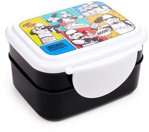 Puckator bento box - the original stormtrooper - lunchtrommel bestek - 15,5x8,5x12cm