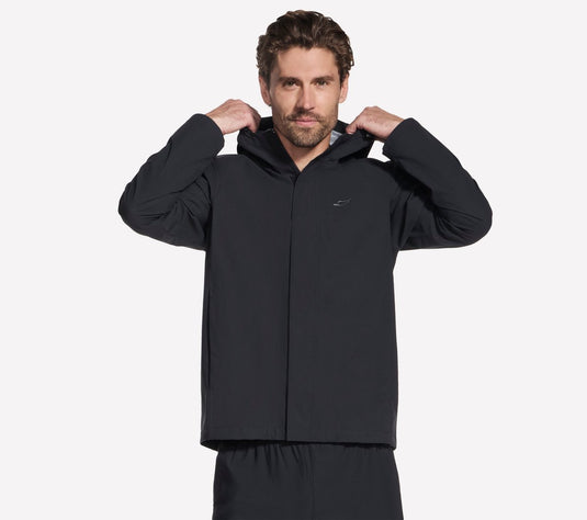 Skechers premier rain jacket heren jas - zwart
