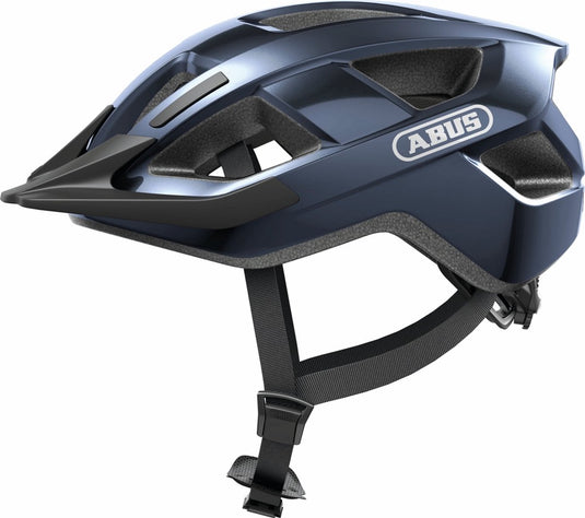 Abus fietshelm aduro 3.0 midnight blue l - 58-62 cm - blauw - geschikt voor gebruik op elektrische fietsen - stadsfietsen - 320 g