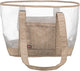 Trixie hondentas - transparant zand - mesh-materiaal, vormvast, 53x20x30 cm