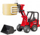 Bruder 2192 | shovel schaeffer | balengrijper met hooibaal