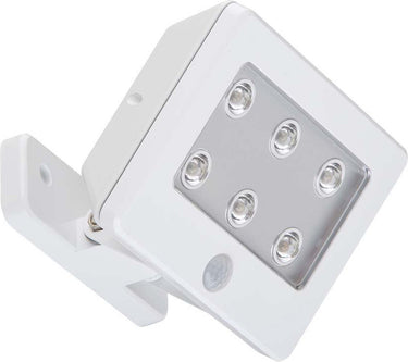 Briloner - kollig - led wandlamp op batterijen - met sensor - buitenverlichting met bewegingssensor - 12 cm - ip54 - 6.500k - wit