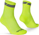Gripgrab - classic regular cut zomer fietssokken 1 paar coolmax wielersport sokken - geel hi-vis - unisex - maat s (38-41)