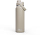 Camelbak thrive chug drinkfles - 1 l - rvs - met draaidop - isolatie waterfles - beige