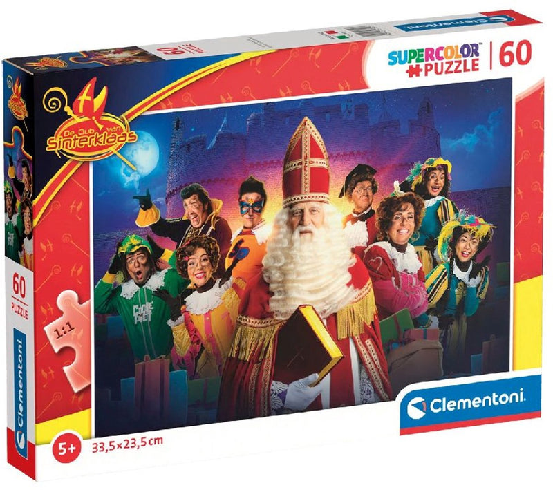 Afbeelding laden in galerijviewer, Clementoni legpuzzel super color - club van sinterklaas, 60st.
