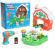Learning resources educatief speelgoed design drill bolt buddies barn boerderij. - 3+