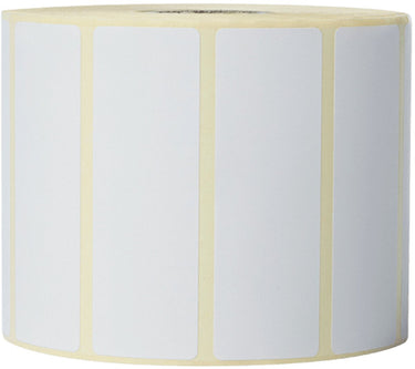 Brother bde-1j026076-102 voorgestanste labelrol met witte labels van 76 mm x 26 mm en 1.900 labels per rol voor het printen van hoogwaardige labels