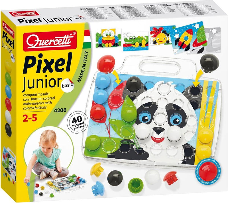 Afbeelding laden in galerijviewer, Quercetti pixel junior insteekmozaïek

