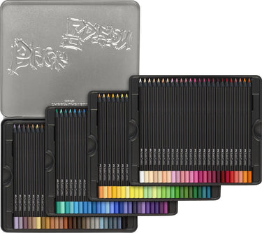 Faber-castell kleurpotloden - black edition - 100 stuks in bliketui - fc-116490