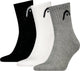 Head - unisex - alle sporten sportsokken - training - 3 pack - maat 35-38