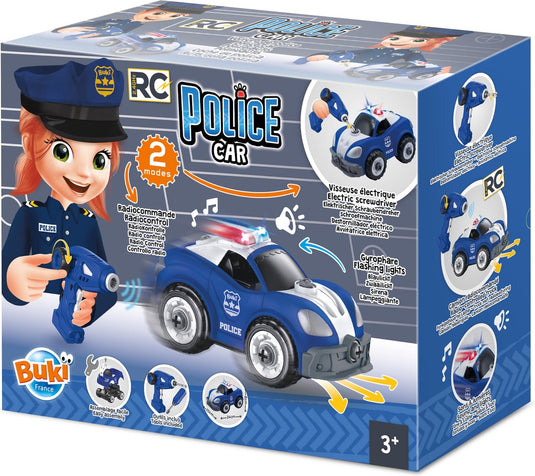 Buki france buki - rc politiewagen - rc voertuig junior - politiewagen op afstandsbediening