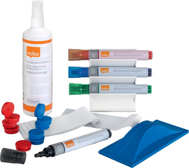 Nobo whiteboard-starterkit magnetisch multikleur 1901430
